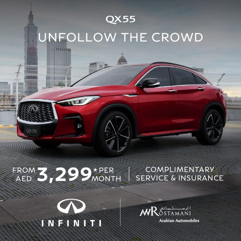 INFINITI of Arabian Automobiles marvels at the QX55: the sporty and high-tech crossover