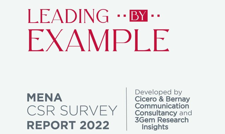 MENA CSR REPORT 2022: UAE, KSA CONTINUE TO TAKE THE LEAD IN REGIONAL CSR
