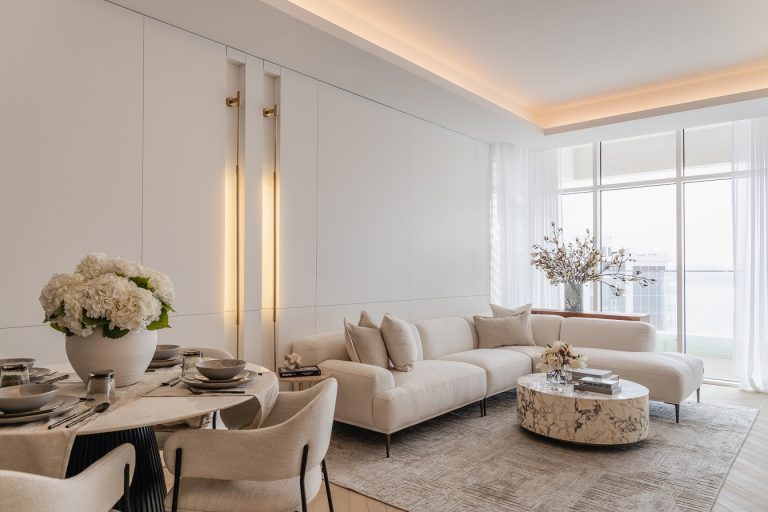 Modern Calm Meets Gulf Glamour: LEI Interior Design at Mina Azizi