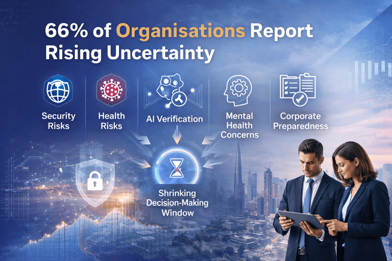 66% of organisations say uncertainty has intensified over the past year: International SOS Risk Outlook 2026 