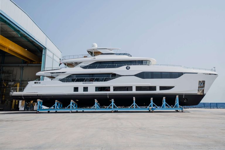 Majesty 120 superyacht launched at UAE shipyard